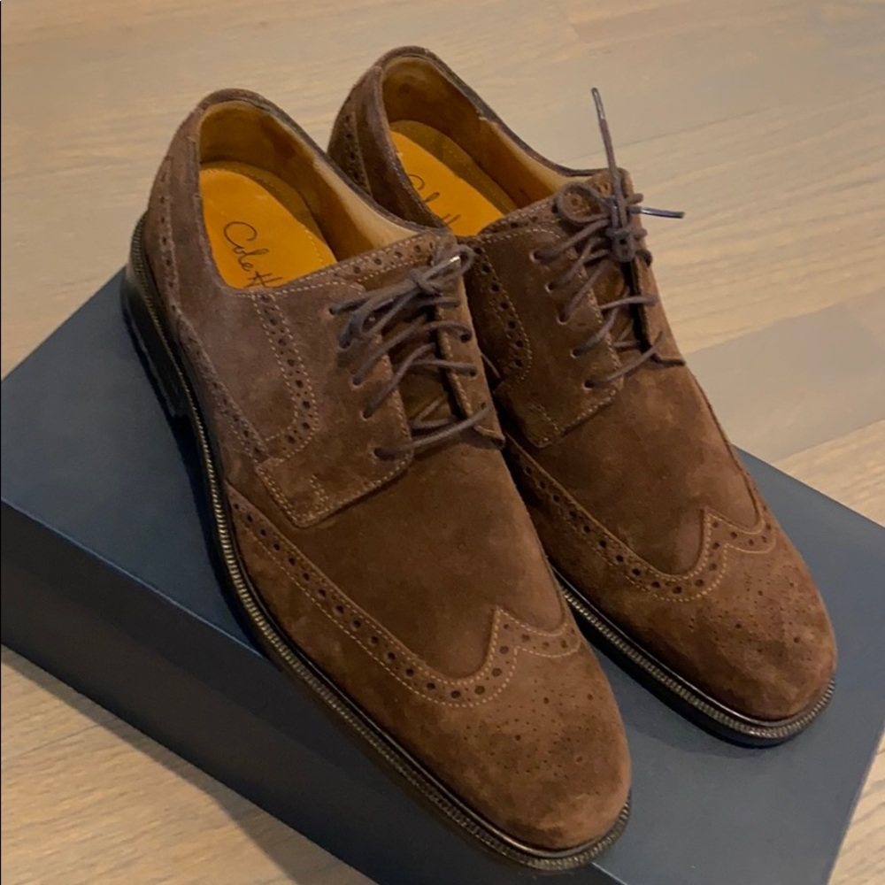 Cole Haan Suede Oxfords like new